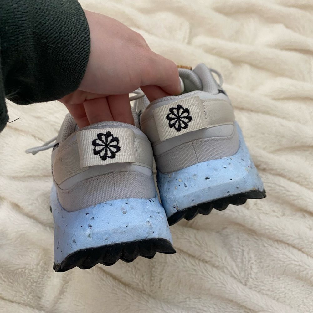 Nike Crater Remixa WITH BOX | Gray fog chambray blue sneakers - Picture 4 of 9